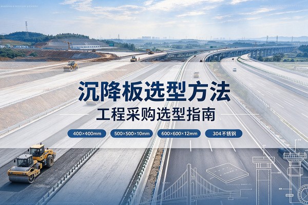 韶山沉降板选择方法