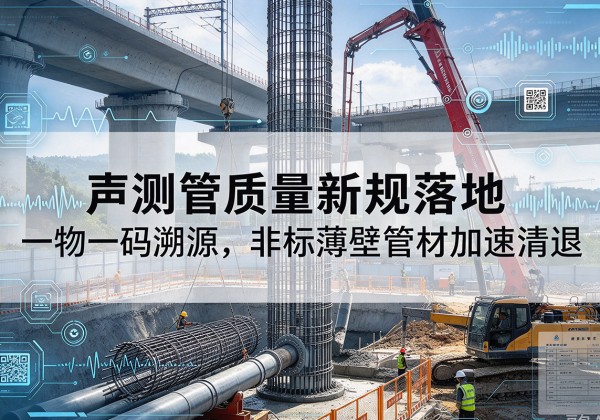 韶山声测管质量新规落地，一物一码溯源，非标薄壁管材加速清退