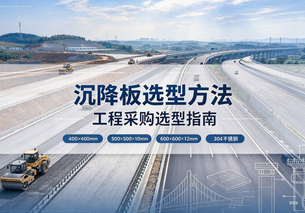 韶山沉降板选择方法